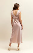 Petals & Promises Satin Dress