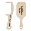Wooden Bald Man Funny Brush and Comb Set