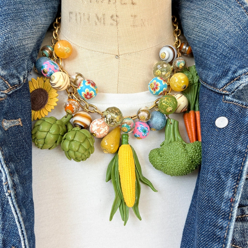 Lenora Dame Garden Vegetable Necklace