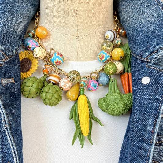 Lenora Dame Garden Vegetable Necklace