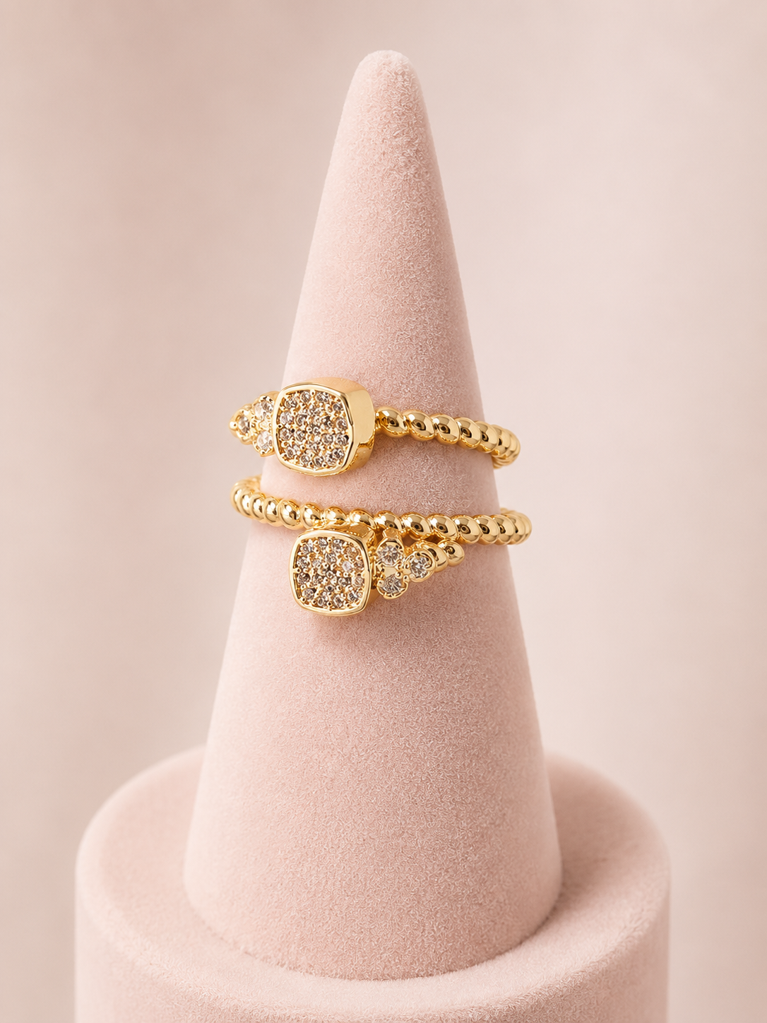 Starry Skies Gold Plated Ring