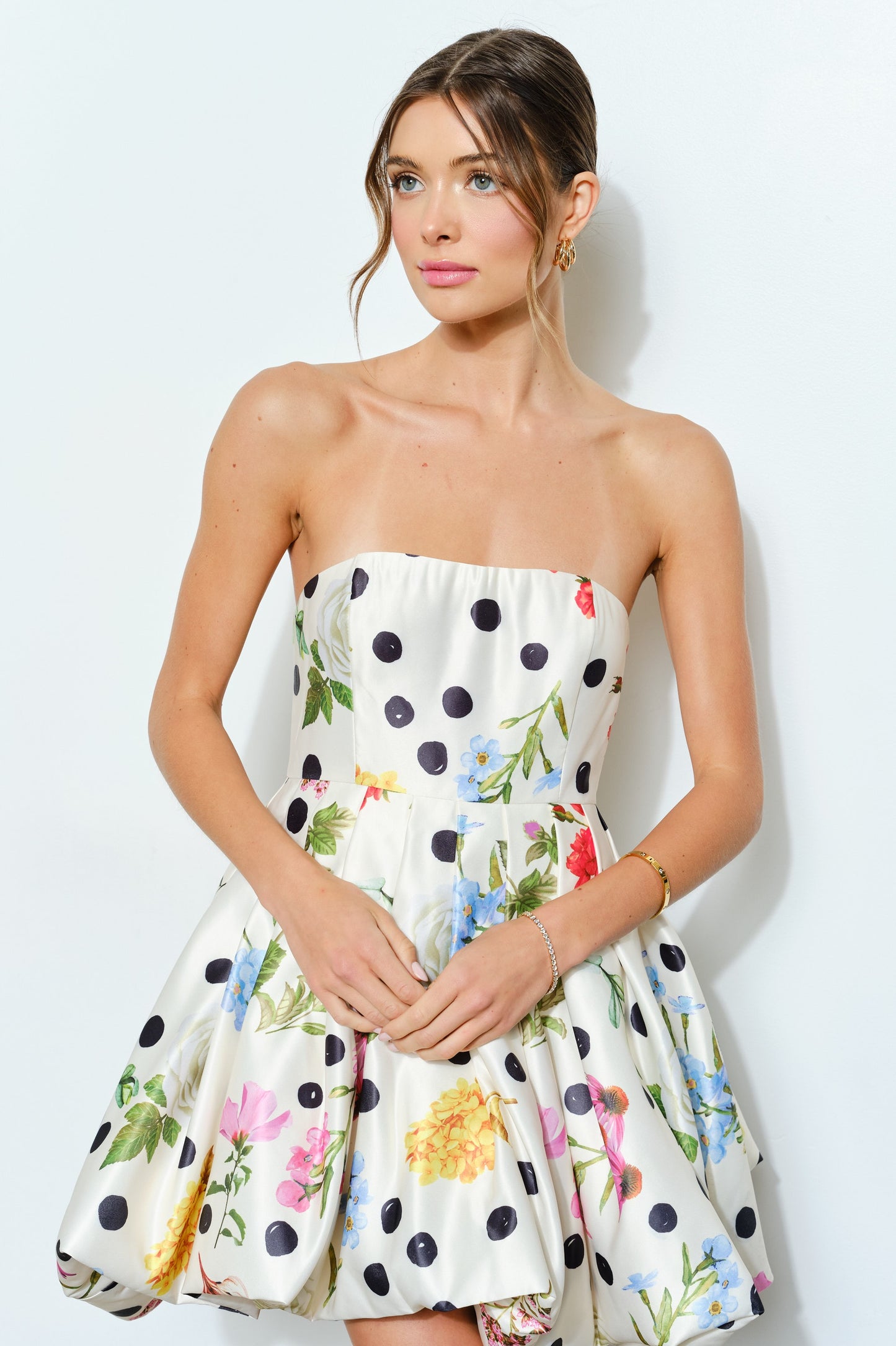 Palm Spring Polka Dot Party Dress