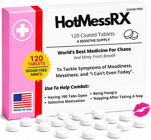 Anti Pills Candy Coated Mints Funny Gag Gift