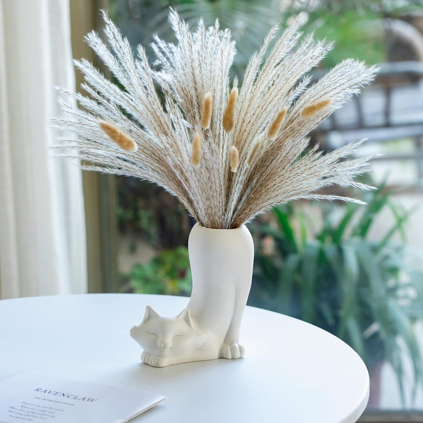 Bottoms Up Cat Flower Vase
