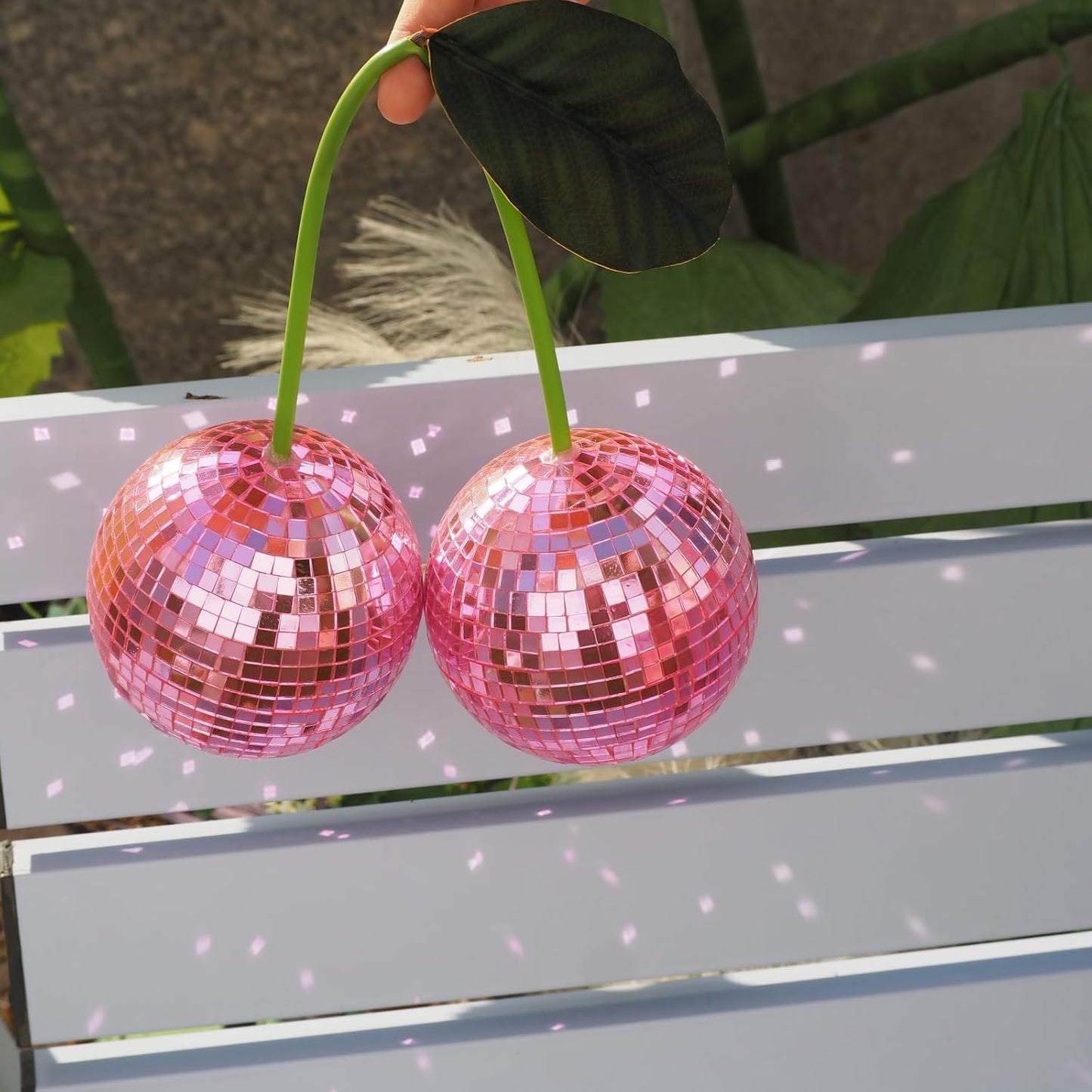 Cherry On Top Disco Ball Table Top Decor