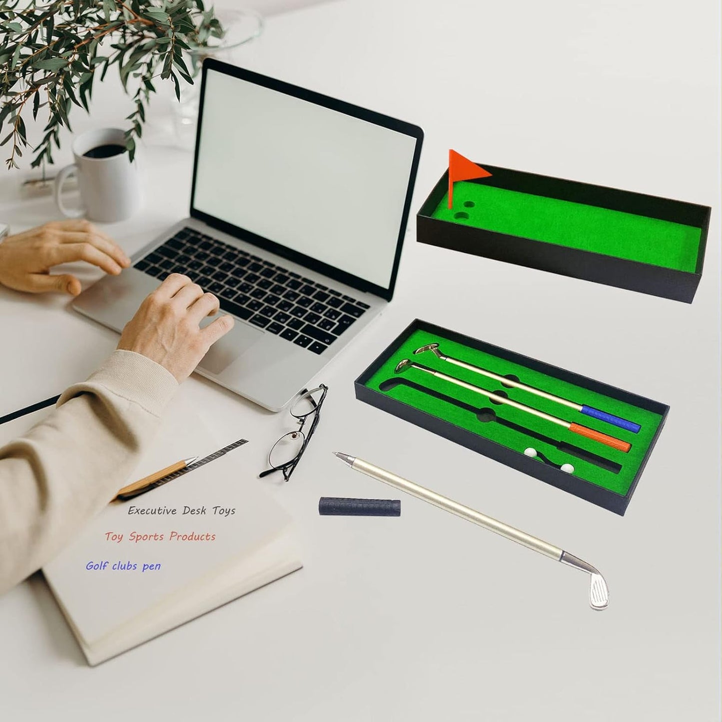 Office Desktop Mini 3 Pen Golf Game
