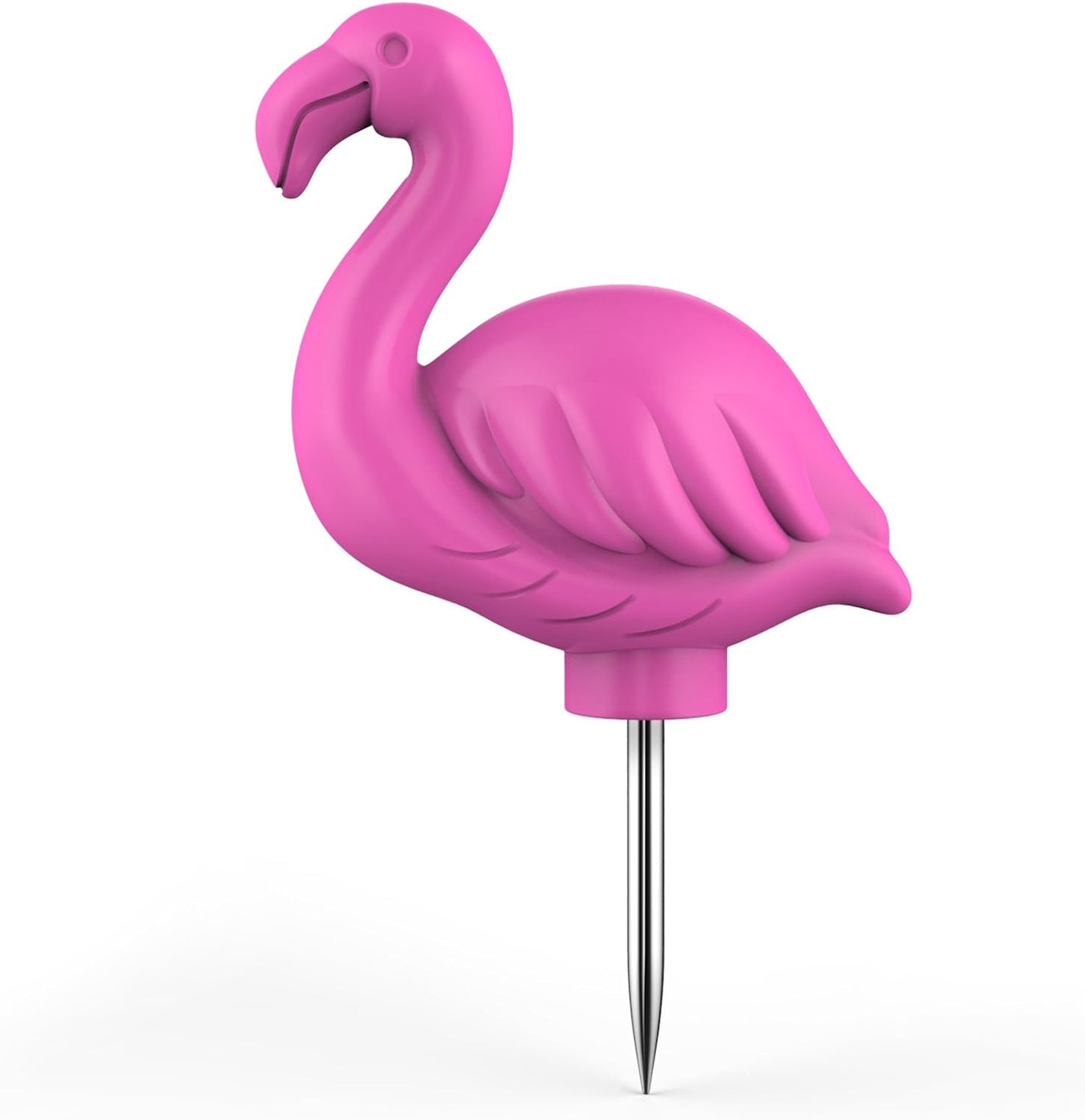 Box of 30 Tropical Theme Flamingo Wooden Push Pins