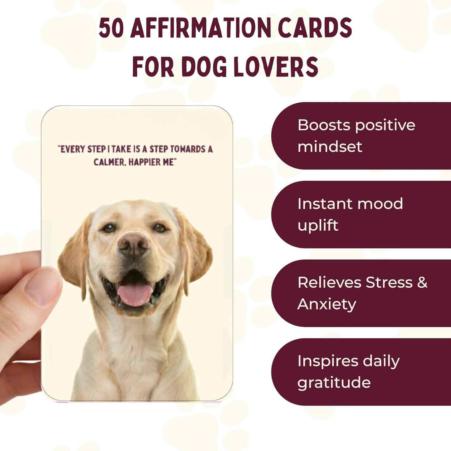 Pawsitive Vibes Inspirational Dog Cards