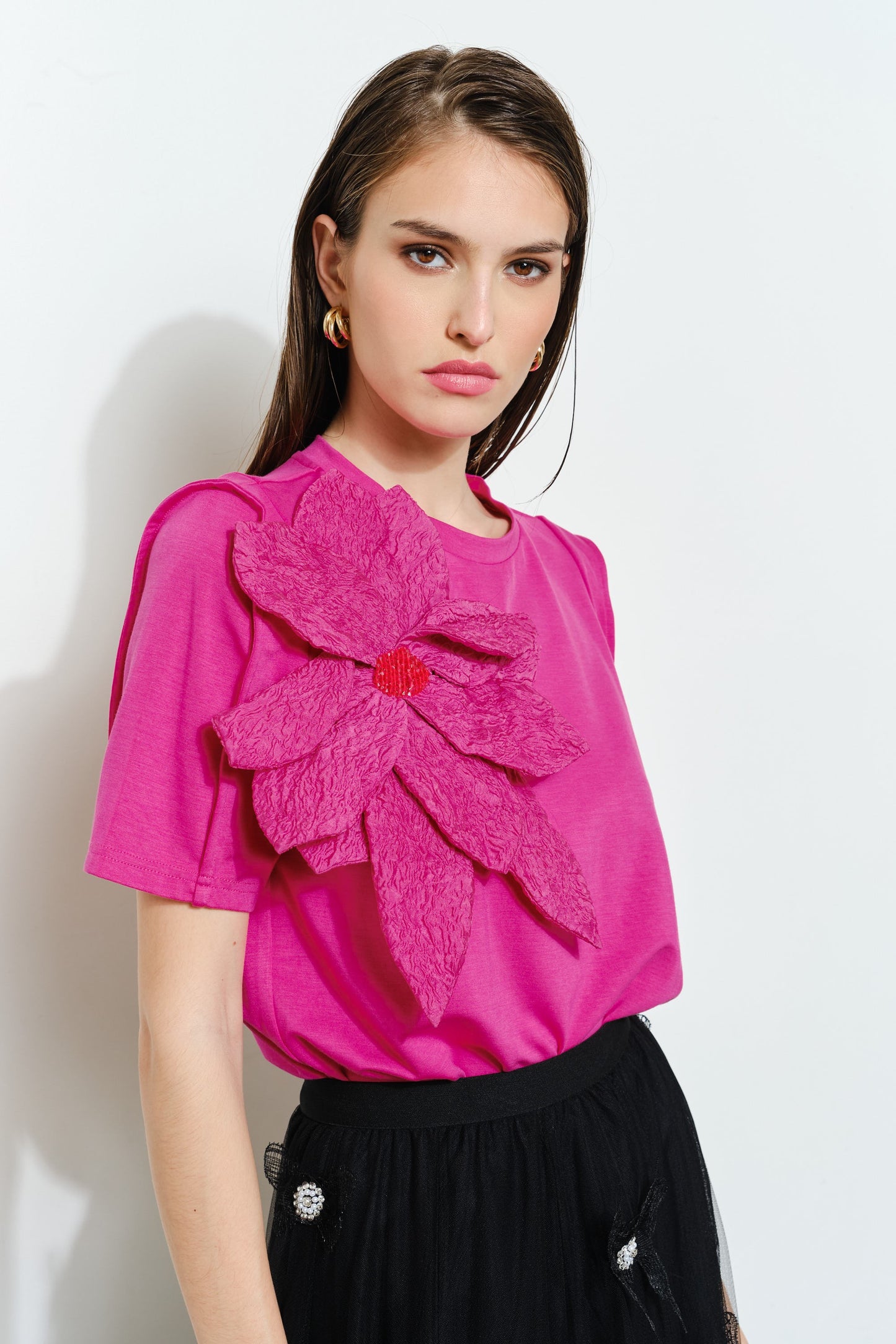Pink Petal Power Tee Top