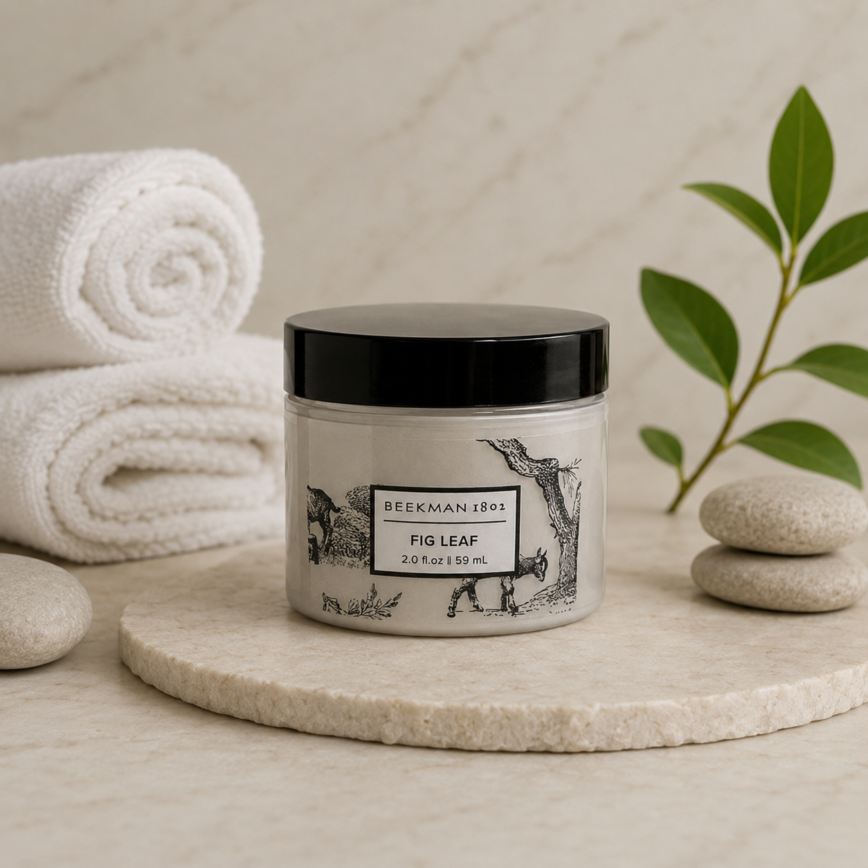 BEEKMAN 1802 Goats Milk Whipped Body Cream - Set of 3