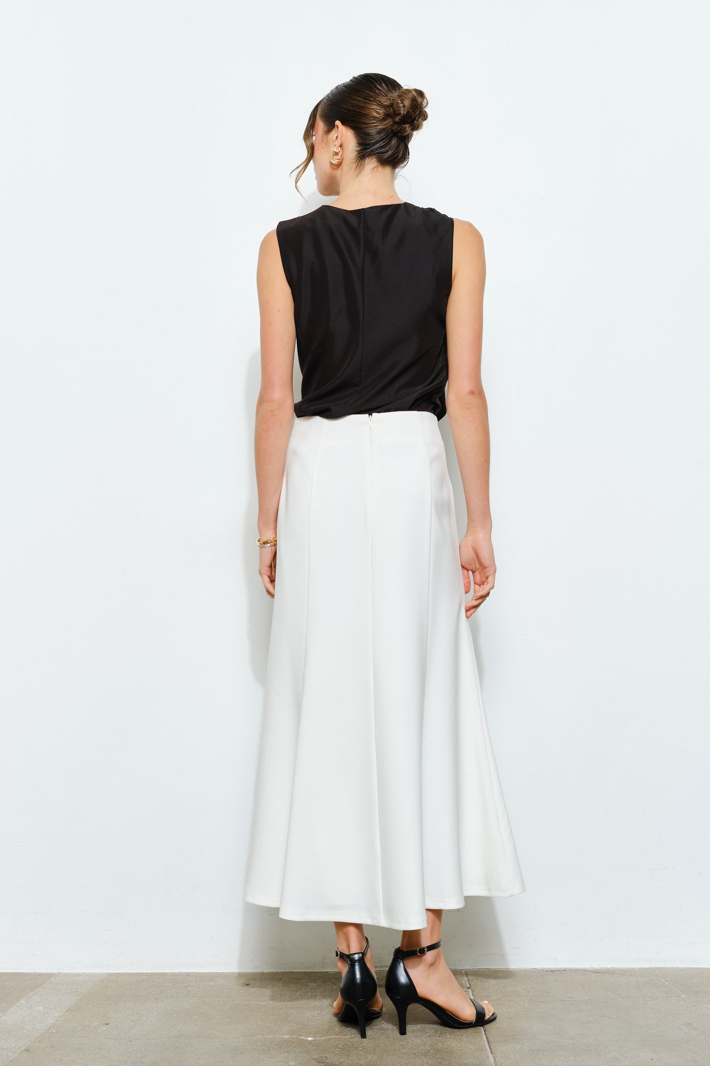 Dara Asymmetric Drape Ring Top