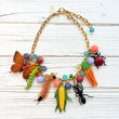 Lenora Dame Garden Insects Necklace