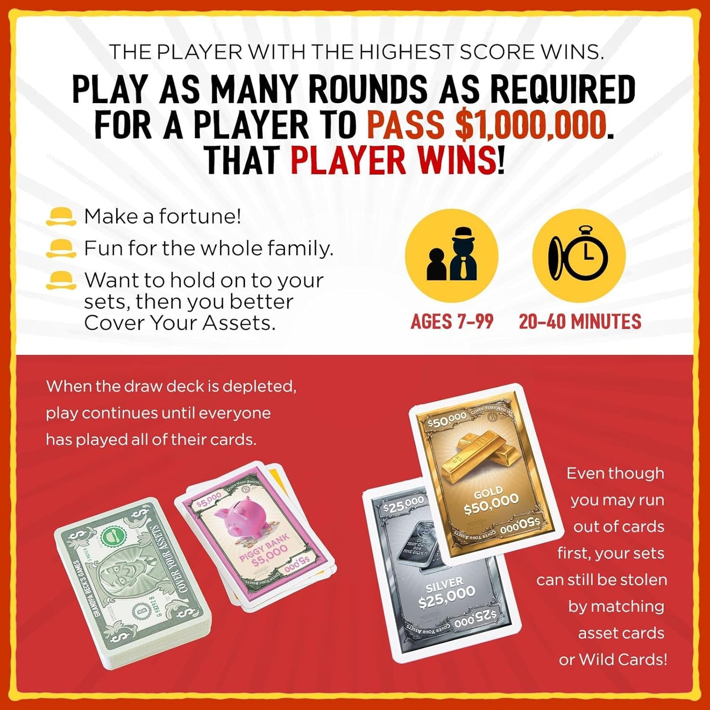 Cover Your Assets Card Game