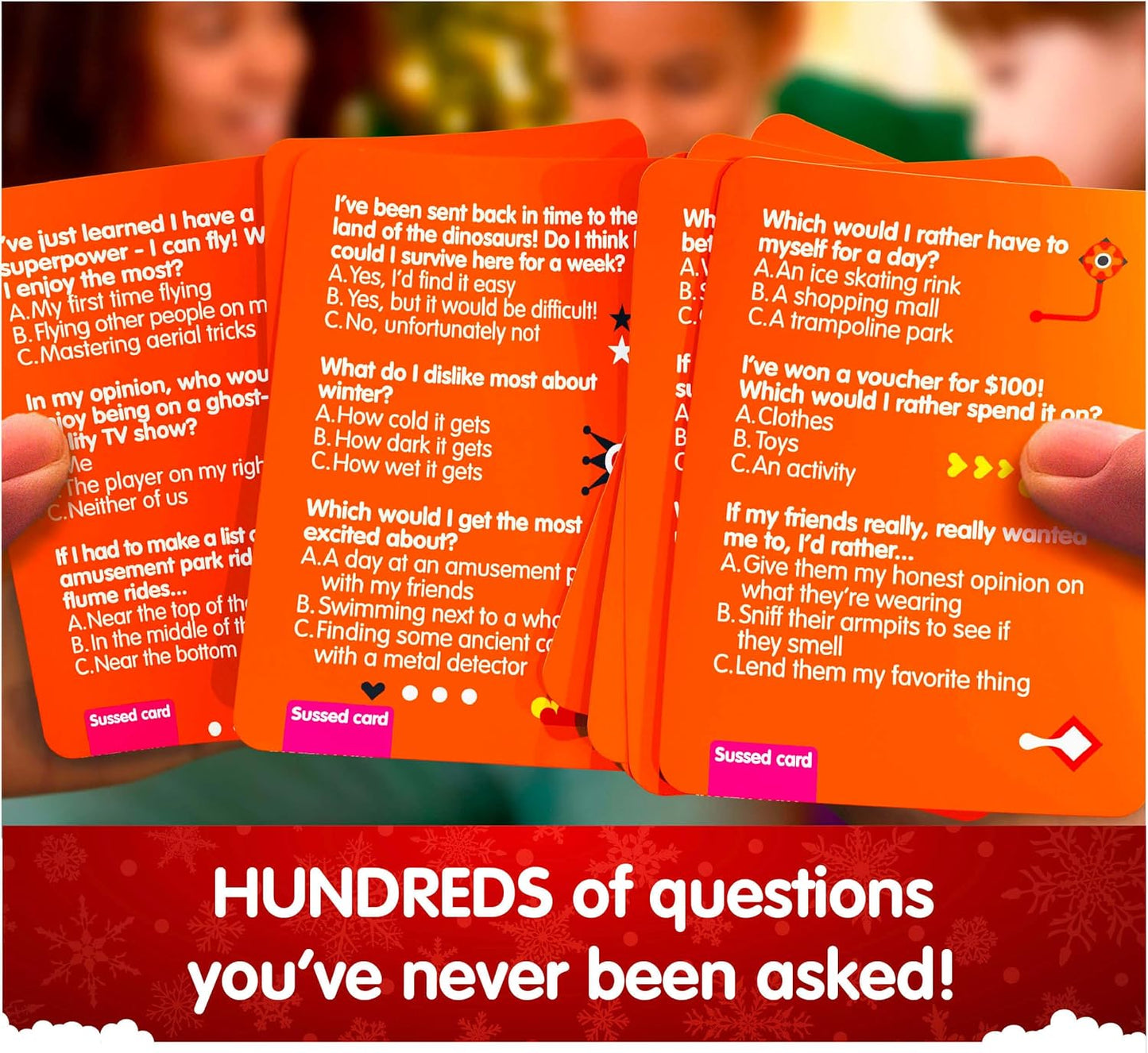 SUSSED The Wacky ‘What Would You Do?’ Social Card Game