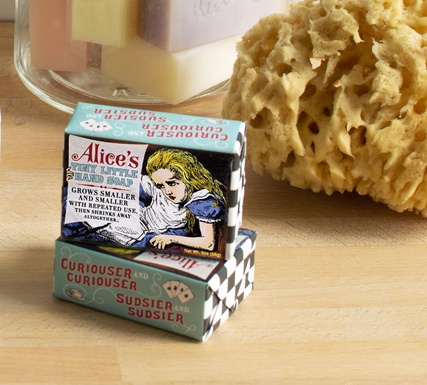Set of 2 Bars Alice in Wonderland Soap