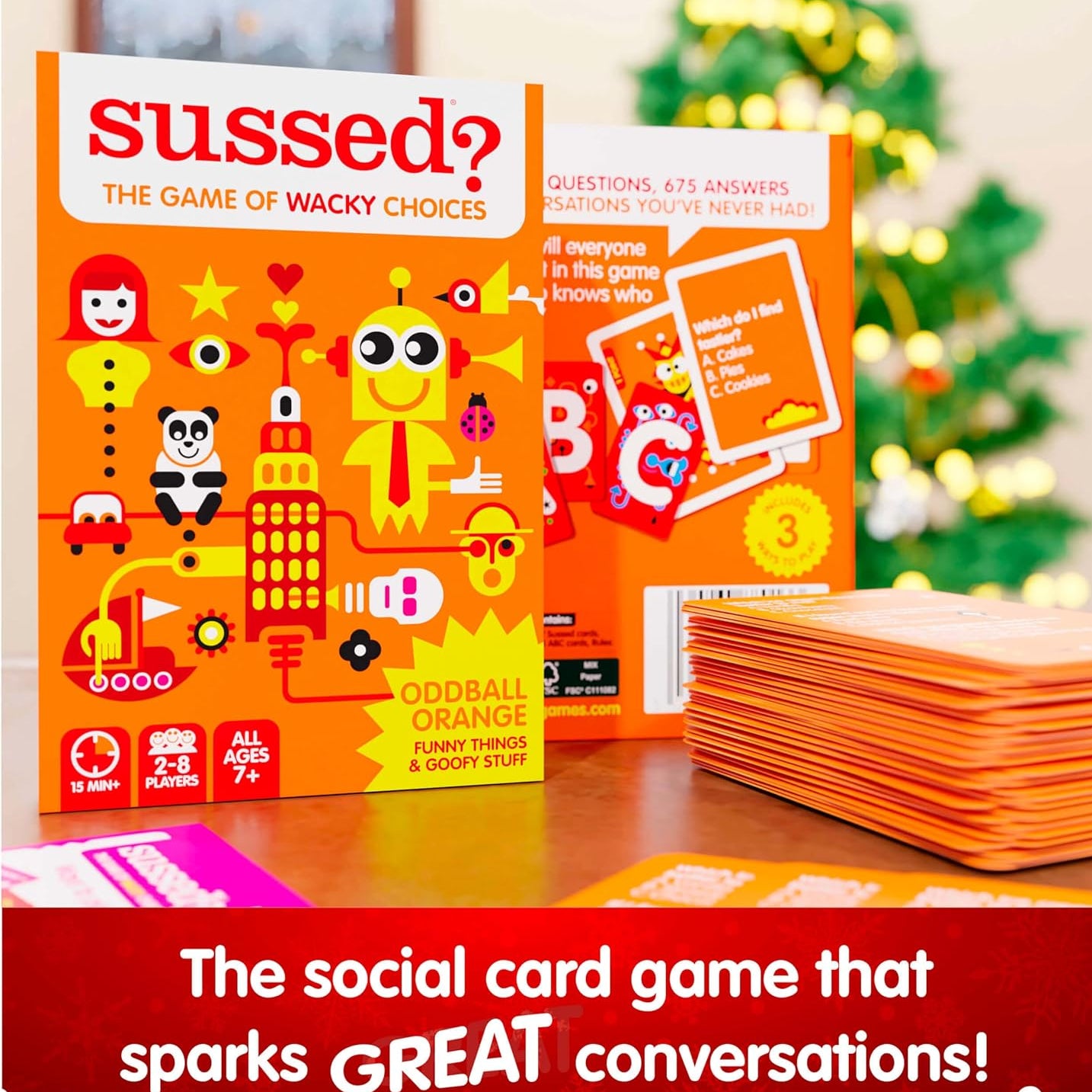 SUSSED The Wacky ‘What Would You Do?’ Social Card Game