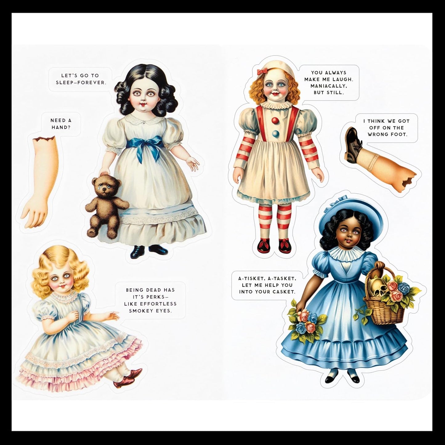 The Sticker Book of Haunted Dolls