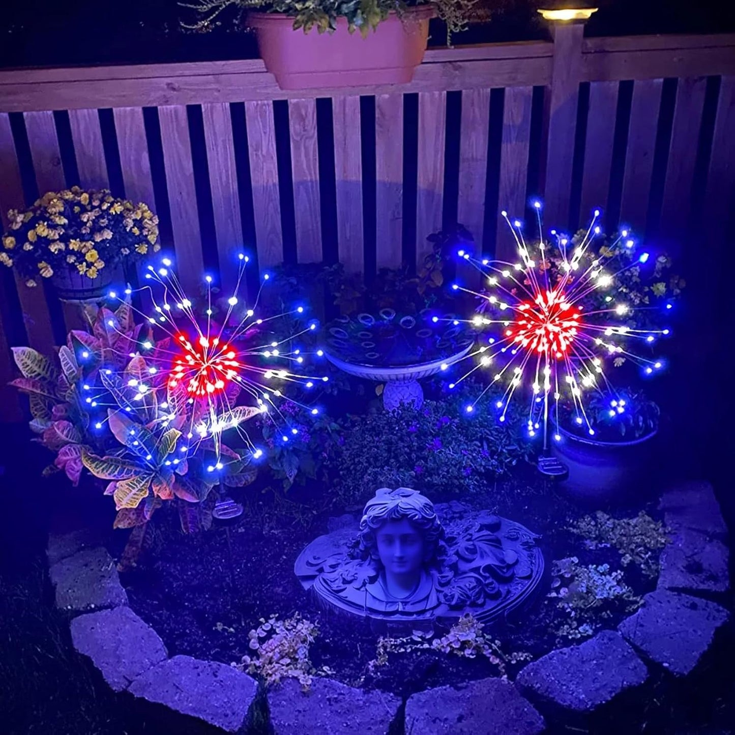 Solar Outdoor Lit Dandelion LED Lawn Stakes