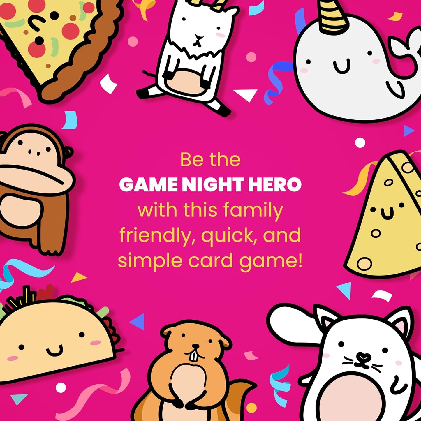 Taco Cat Goat Cheese Pizza Family Party Card Game