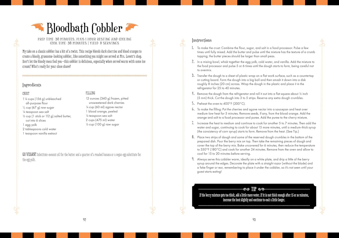 The Nightmare Before Dinner Cookbook