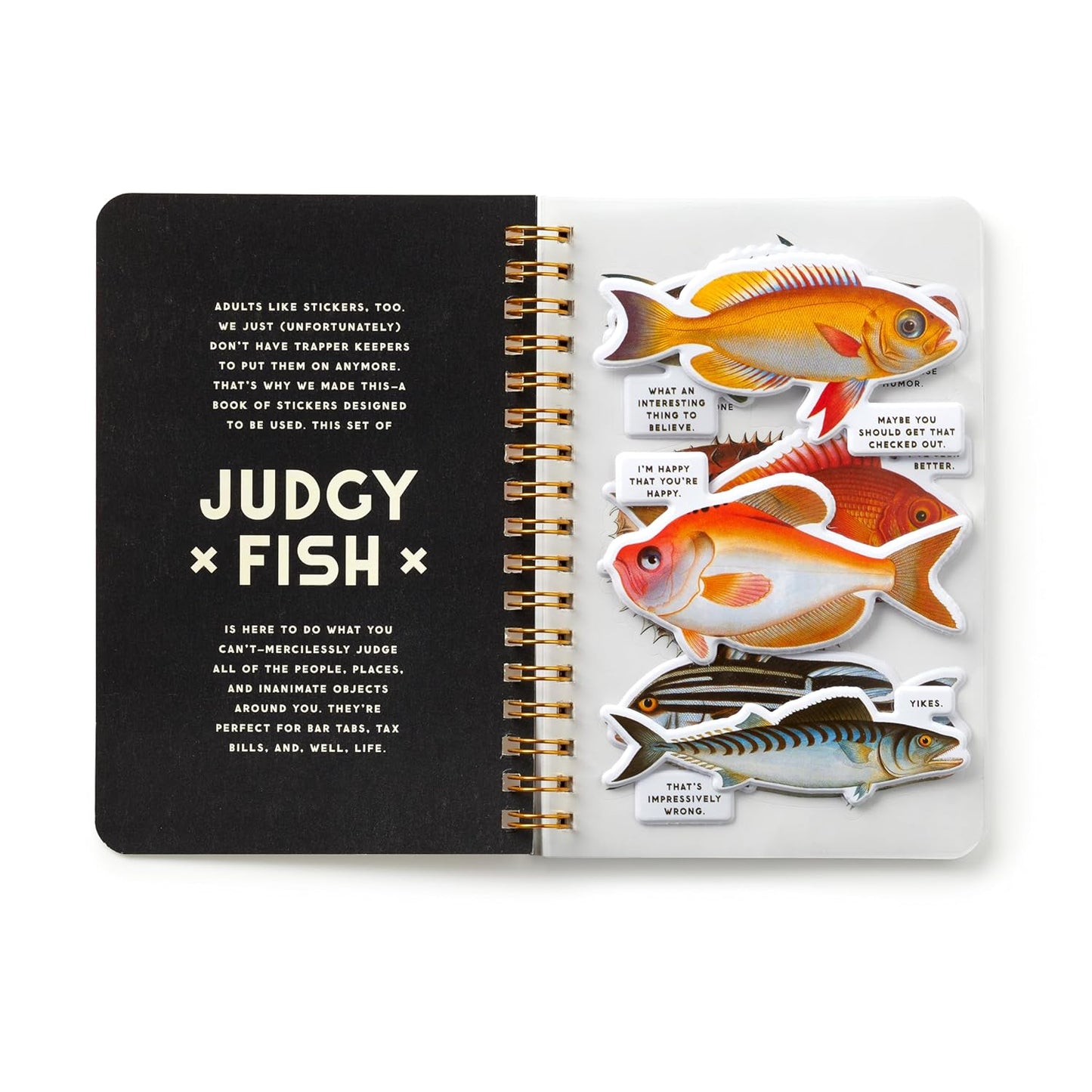 Judgy Fish Adult Sticker Book
