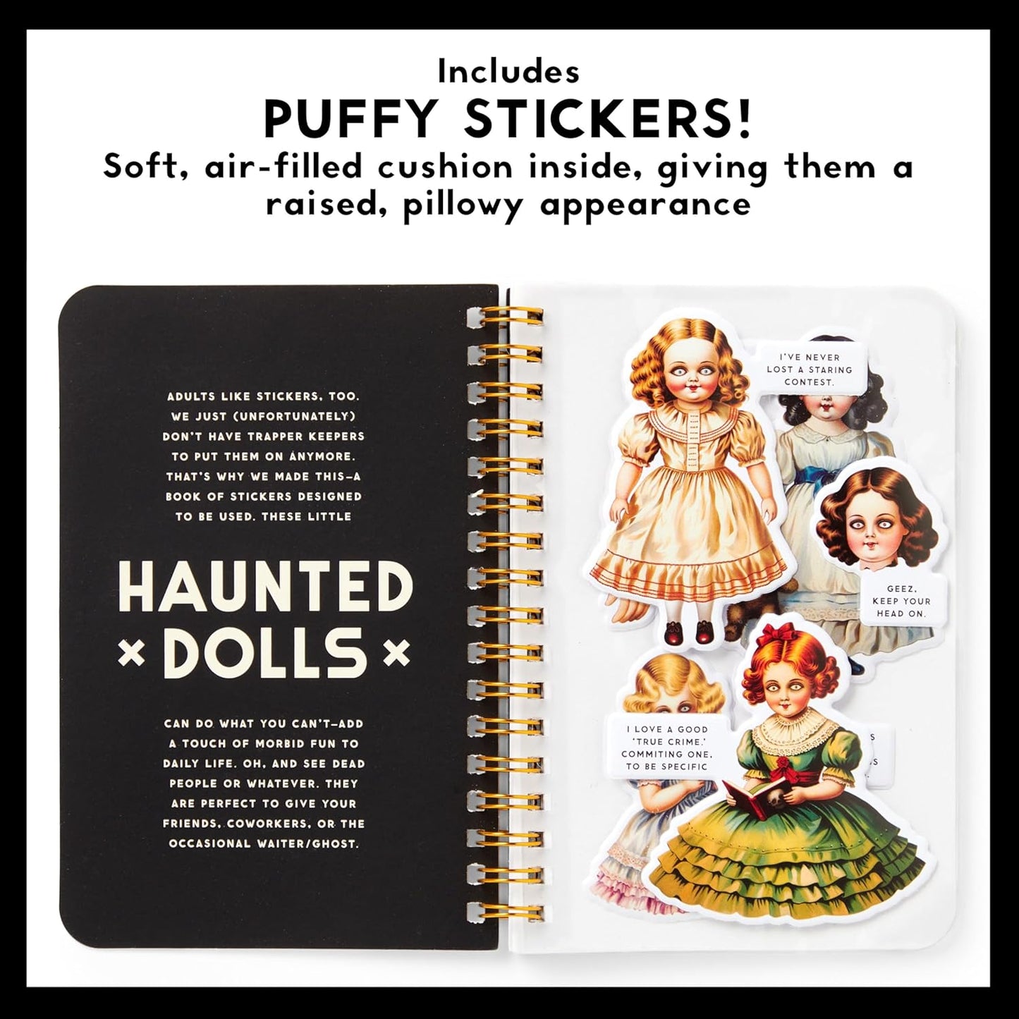 The Sticker Book of Haunted Dolls