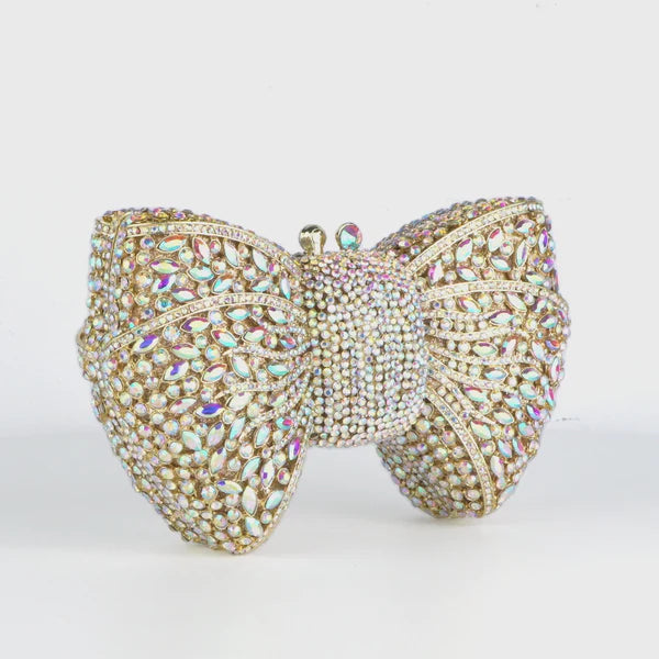 Bolso de Noche Piña Adornado con Pedrería de Cristal Austriaco