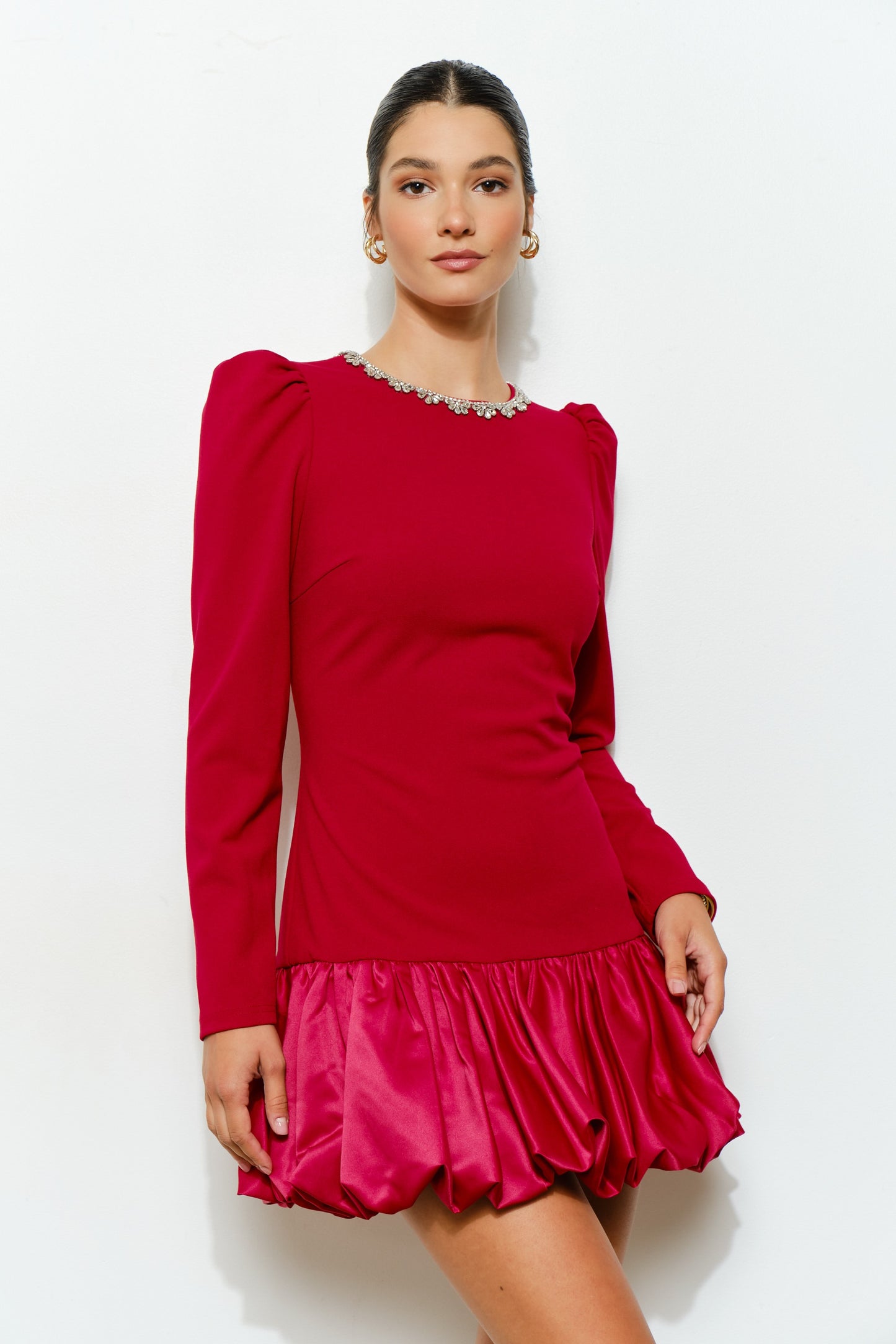 Royalty in Red Party Dress