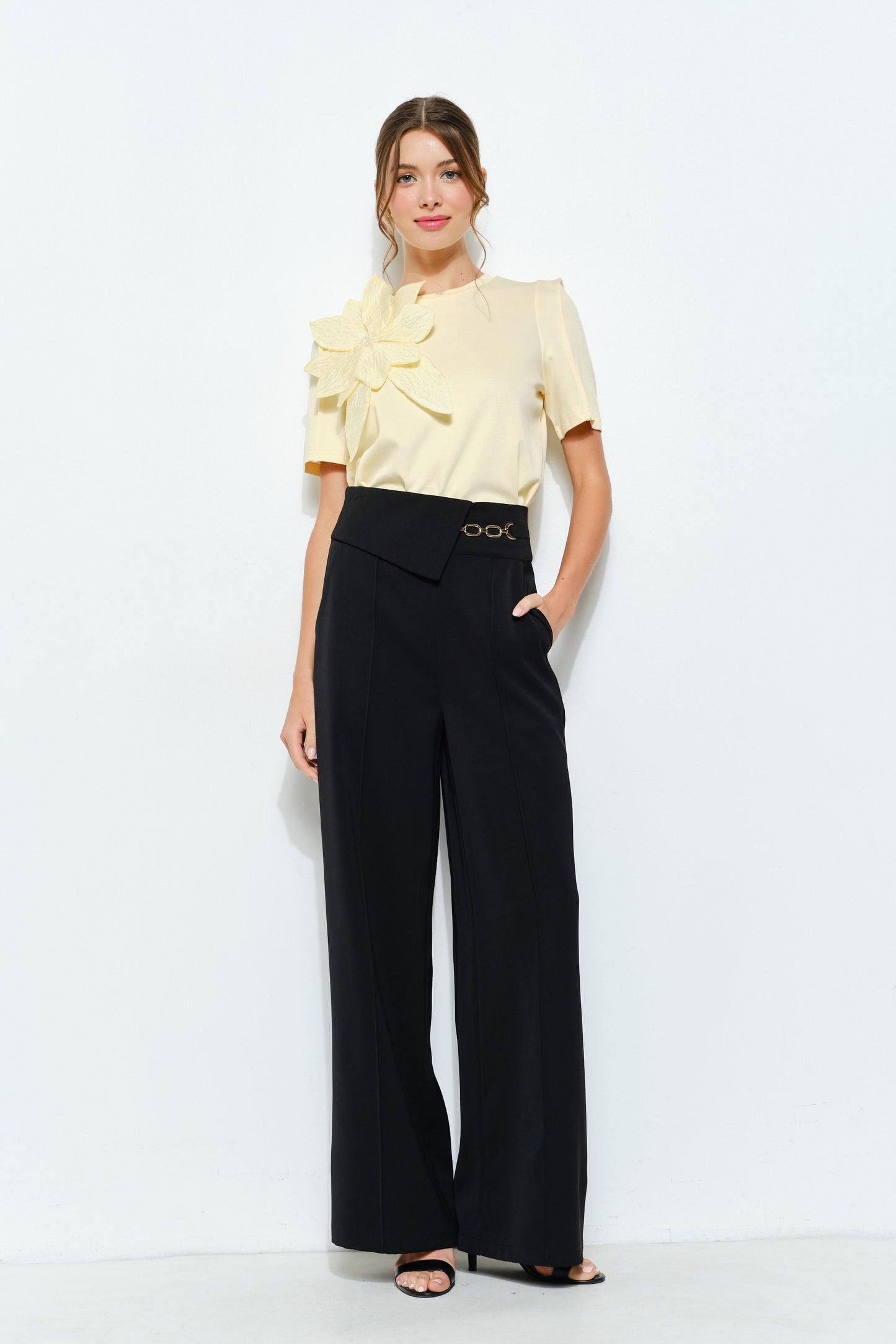 Yellow Petal Power Tee Top