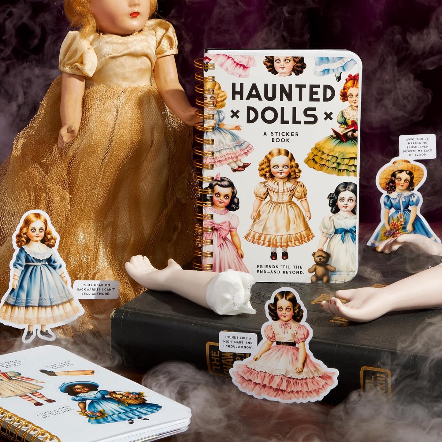 The Sticker Book of Haunted Dolls
