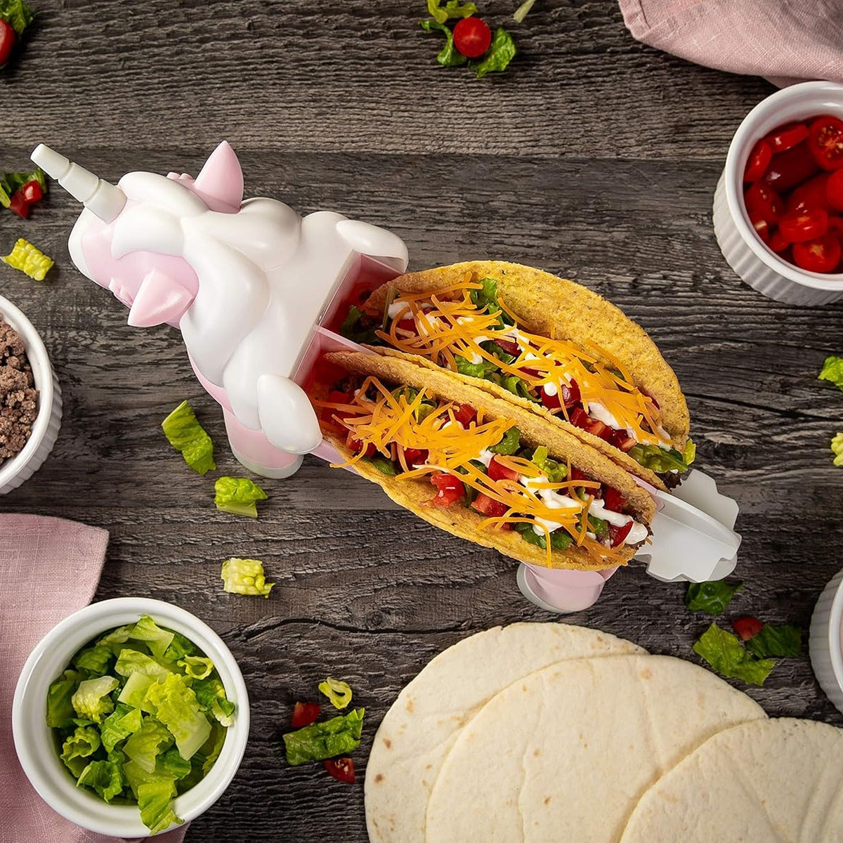 Pink Unicorn Taco Holder