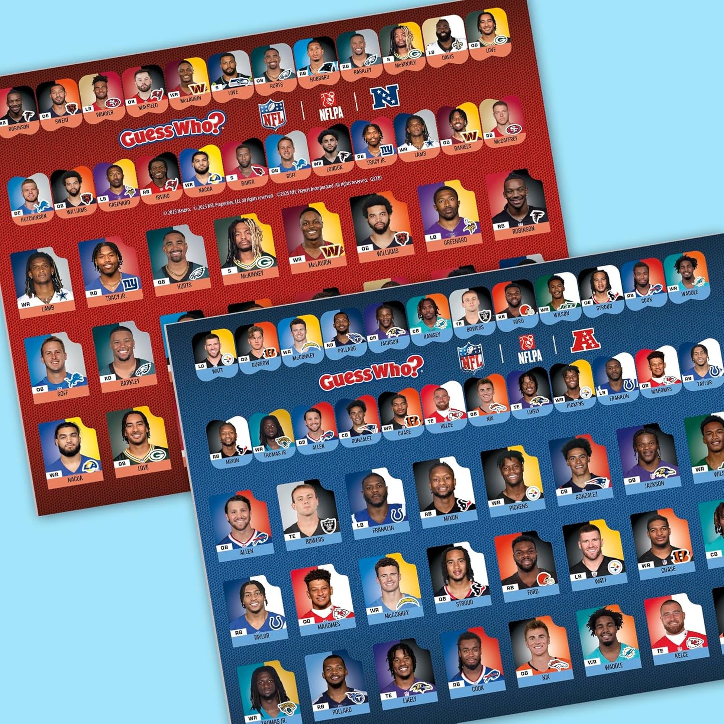 Guess Who? NFL Edition Board Game