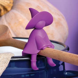 Witch Spoon Holder and Steam Releaser For Stove Top