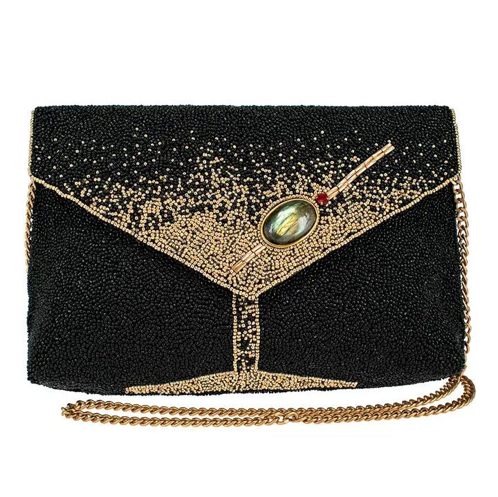Bolso de Noche Piña Adornado con Pedrería de Cristal Austriaco