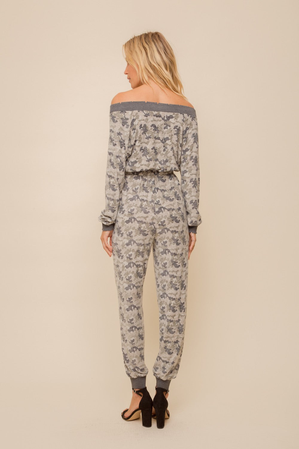 Paratrooper All In One Camo Print Jumpsuit
