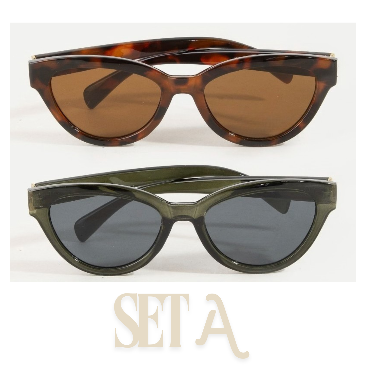 Set (2) The Sofia Style Sunglasses
