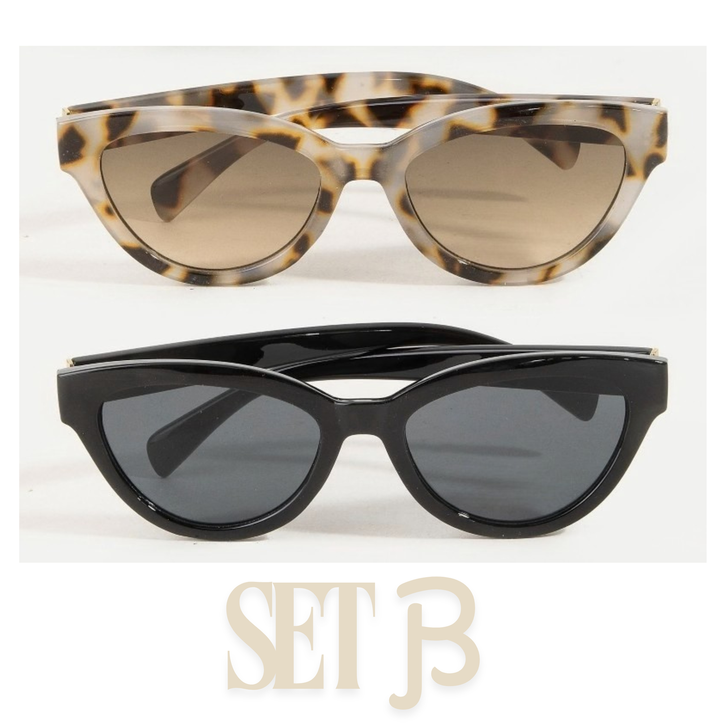 Set (2) The Sofia Style Sunglasses