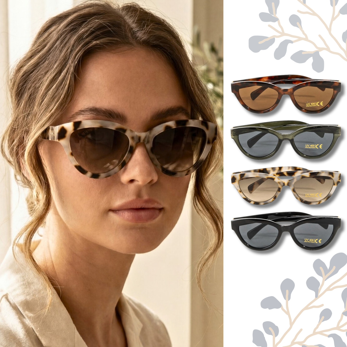 Set (2) The Sofia Style Sunglasses