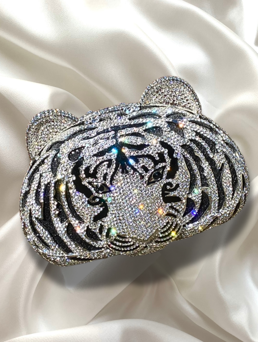 Bolso de Noche Piña Adornado con Pedrería de Cristal Austriaco