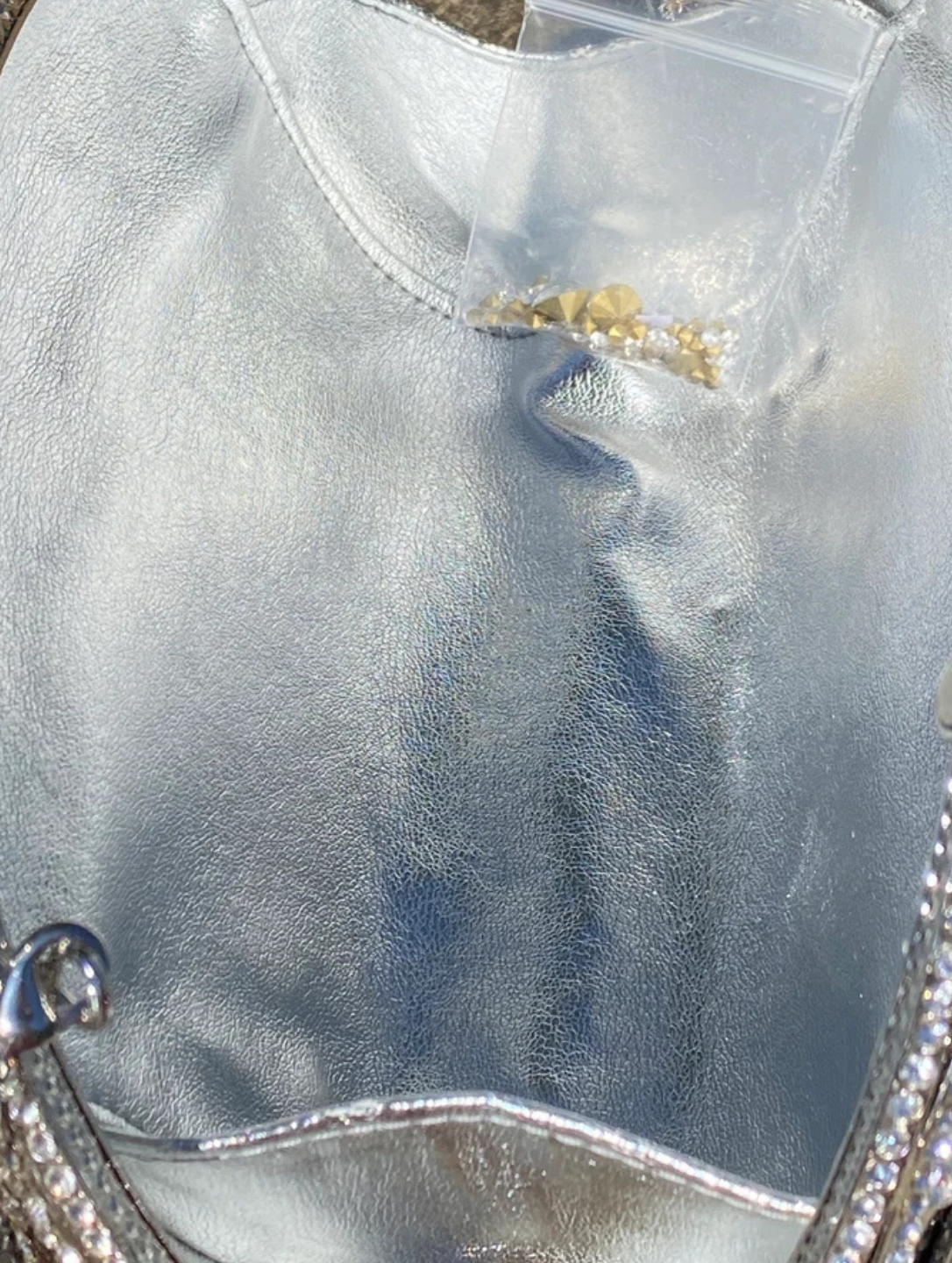 Bolso de Noche Piña Adornado con Pedrería de Cristal Austriaco