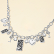 Key To Your Heart Silver Charm Necklace