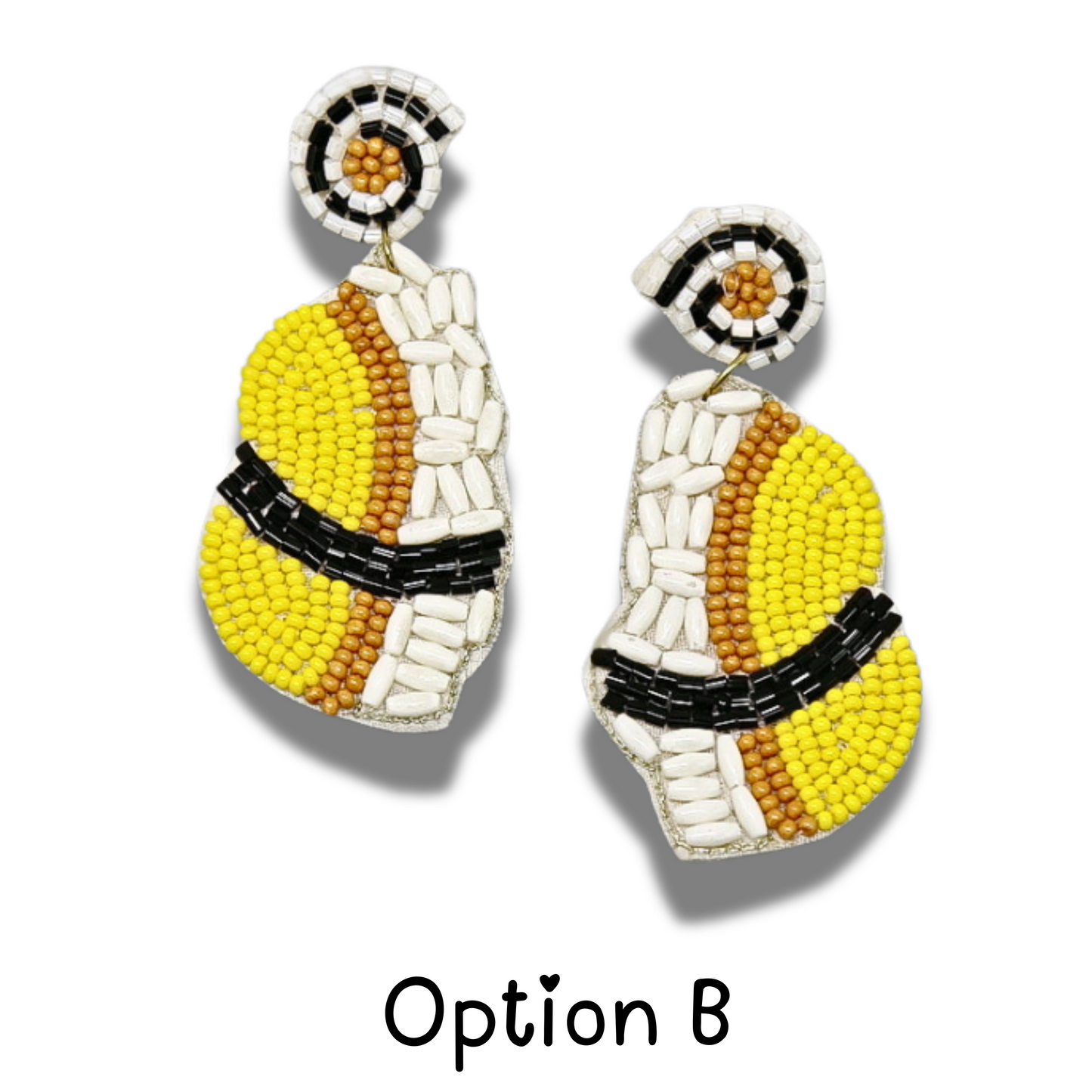 Japanese Sushi Food Theme Seed Beaded Earrings