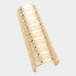 Guilded Gold Statement Arm Cuff Bracelet