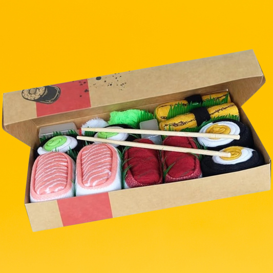 5 PC Set Sushi Socks Gift Box