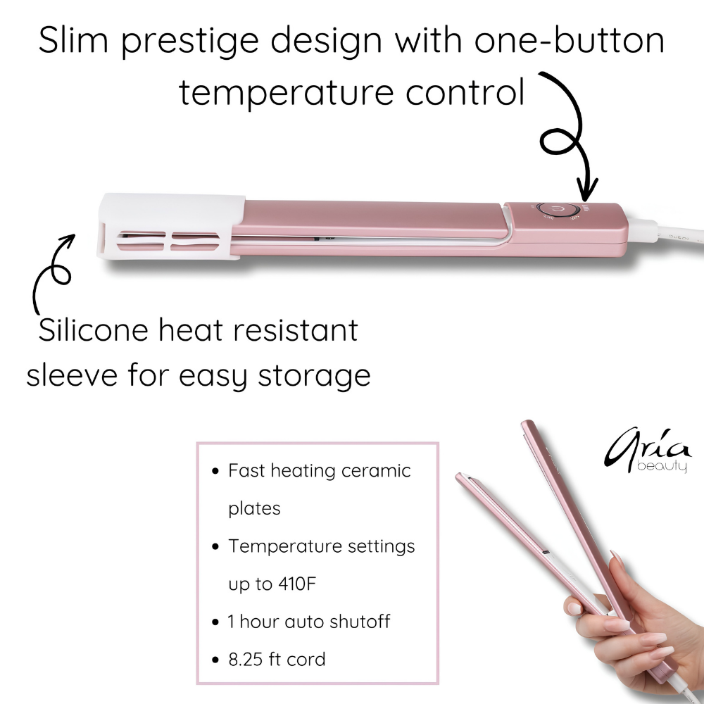 ARIA BEAUTY Ionic Slim Hair Straightener