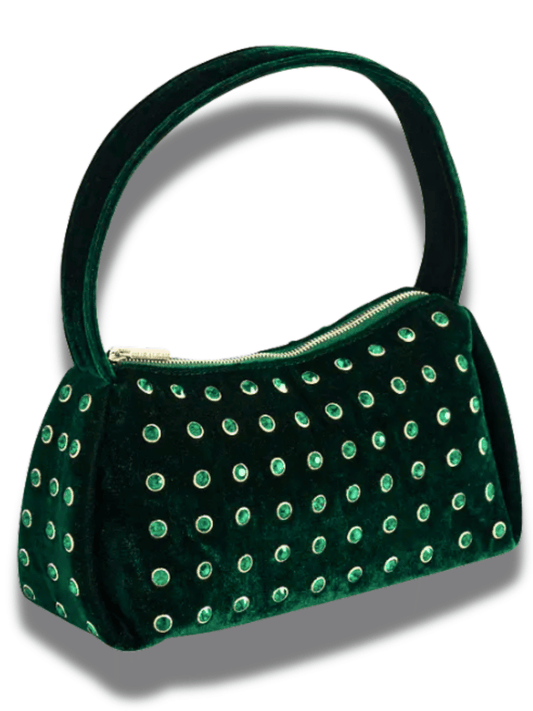The Gemma Green Holiday Bling Bag
