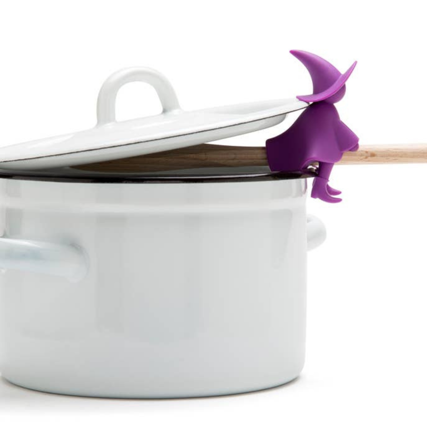 Witch Spoon Holder and Steam Releaser For Stove Top