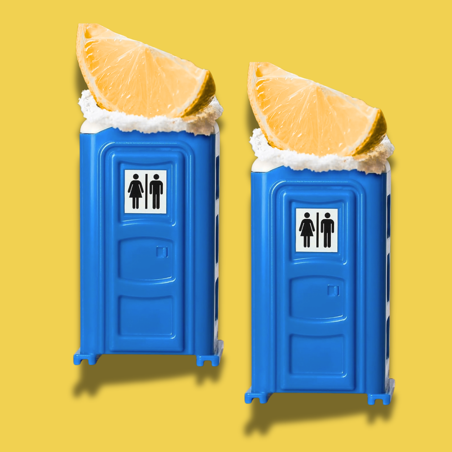 Set of 2 Porta Potty Shot Glasses