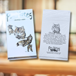 Vintage Cat Breed Note Card Set - Orange Tabby