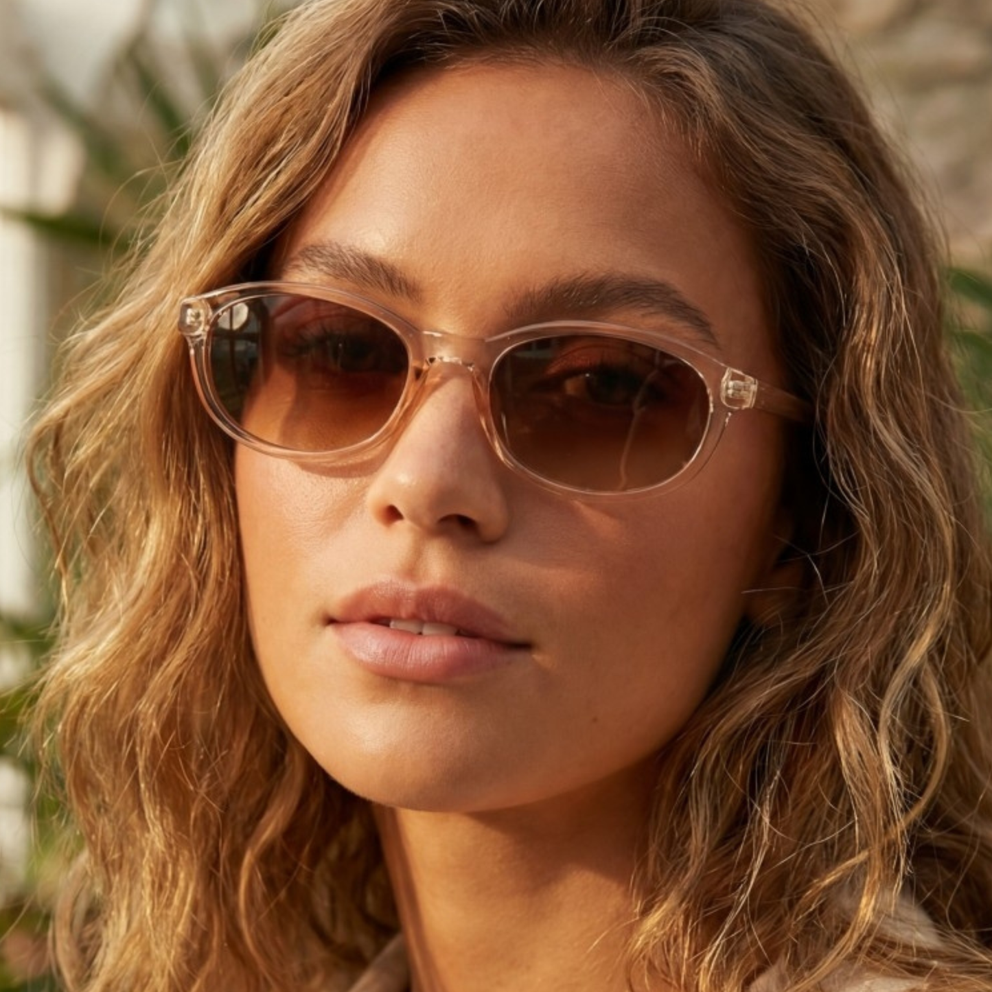 The Olivia Oval Frame Sunglasses